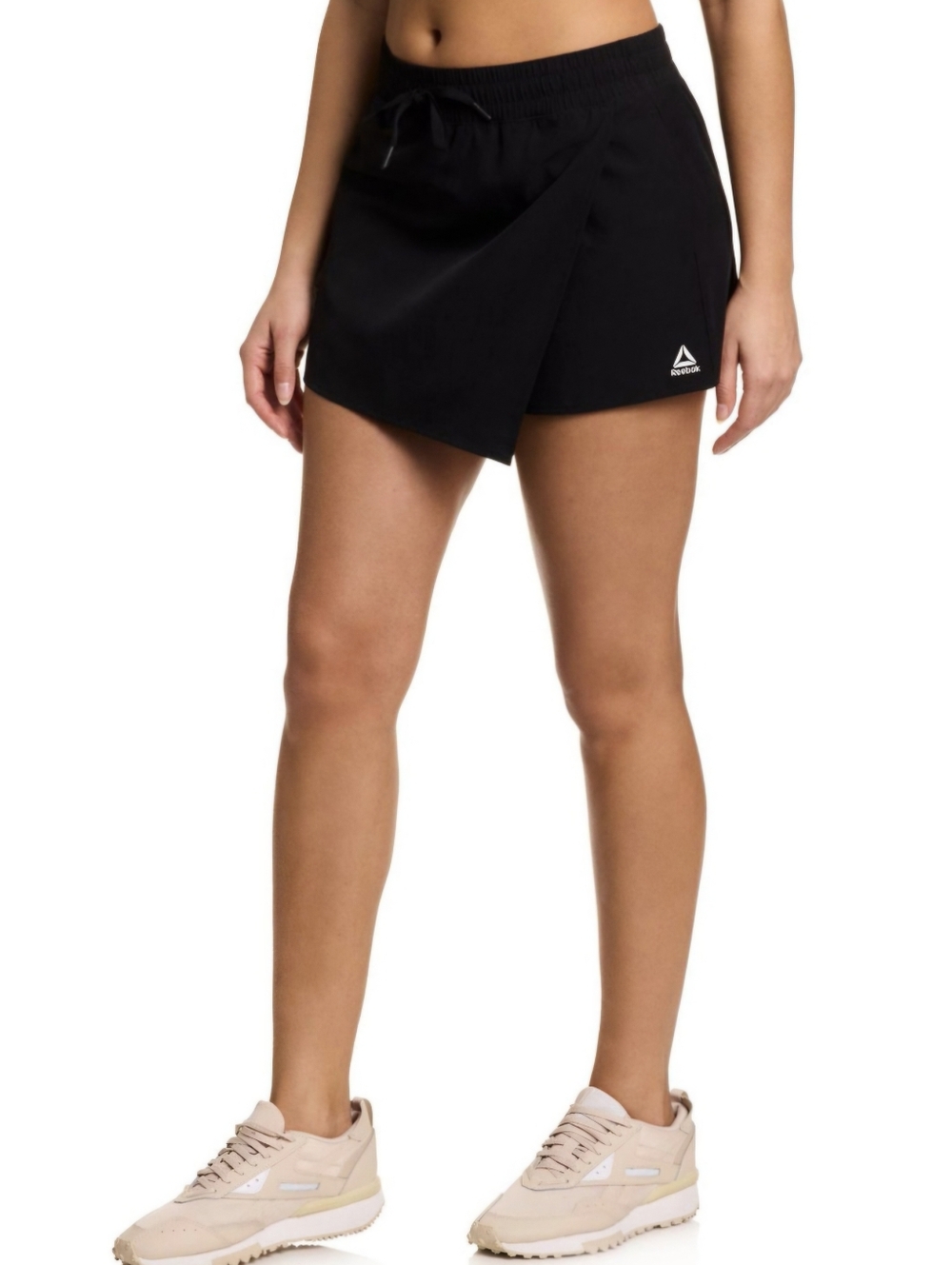 Reebok Black Athletic Wrap Skort with Built-In Shorts. Size XXL